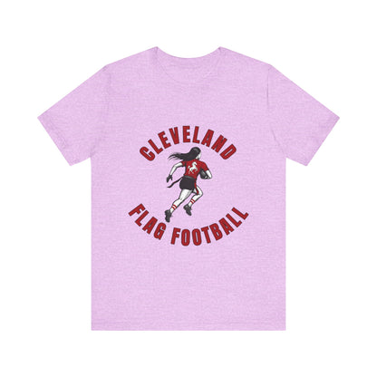 Cleveland Girls Flag Football Adult Sports T-Shirt