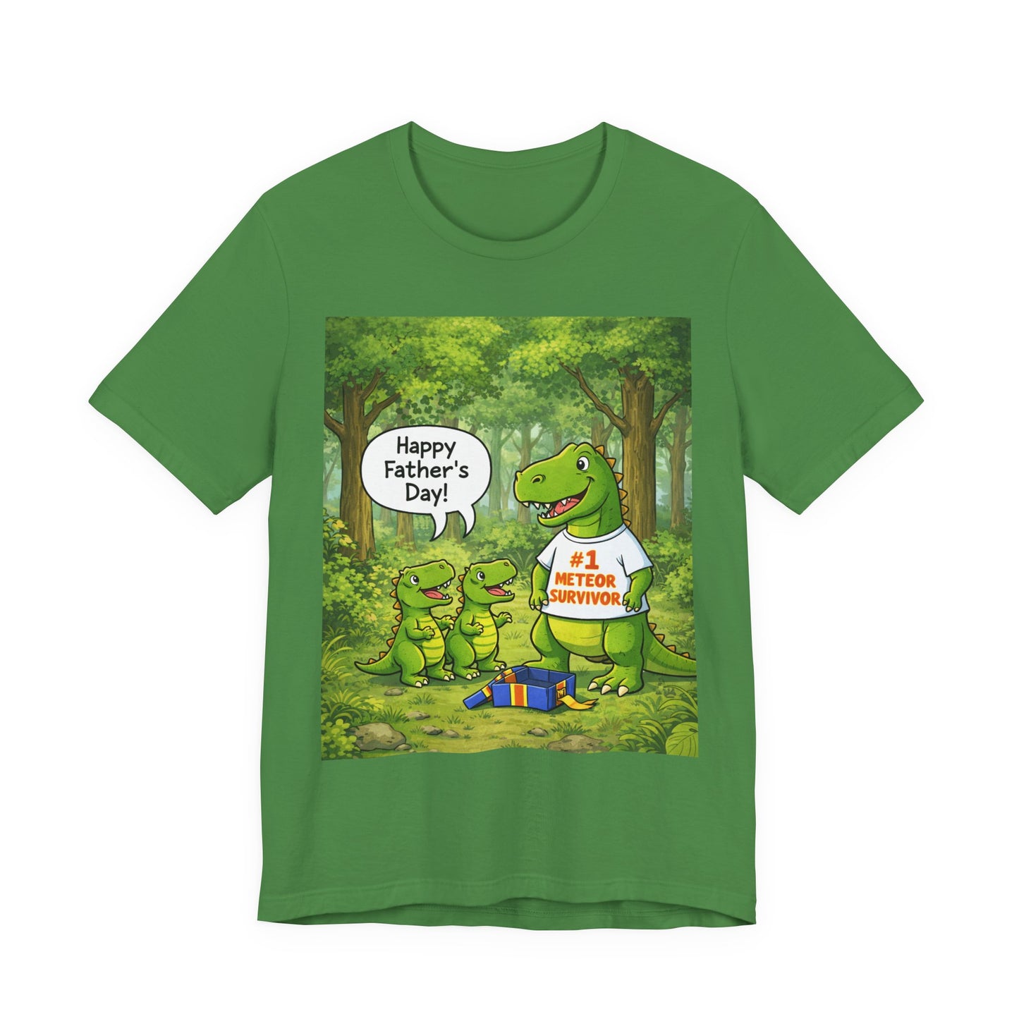 Father’s Day Dinosaur Tee – #1 Meteor Survivor