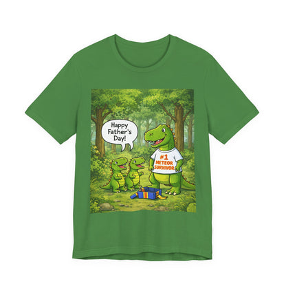 Father’s Day Dinosaur Tee – #1 Meteor Survivor