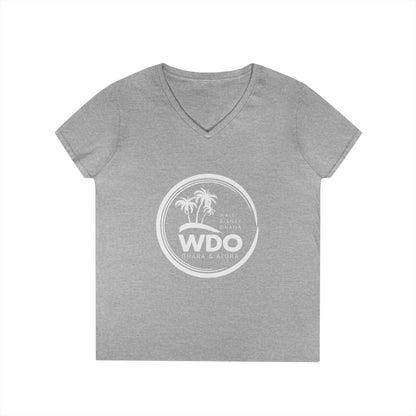 Ohana Tee (Ladies V-neck w/ white logo)