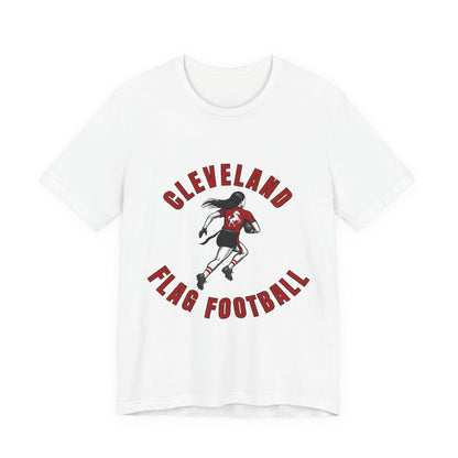 Cleveland Girls Flag Football Adult Sports T-Shirt