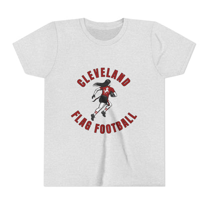 Cleveland Girls Flag Football Youth T-Shirt