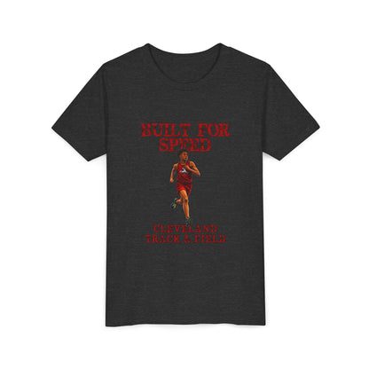 Youth Boys Tee 1 — "Built for Speed" Cleveland Track & Field