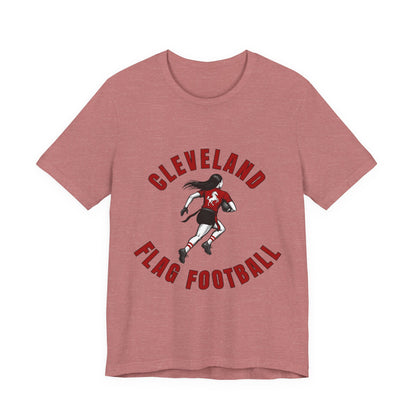 Cleveland Girls Flag Football Adult Sports T-Shirt