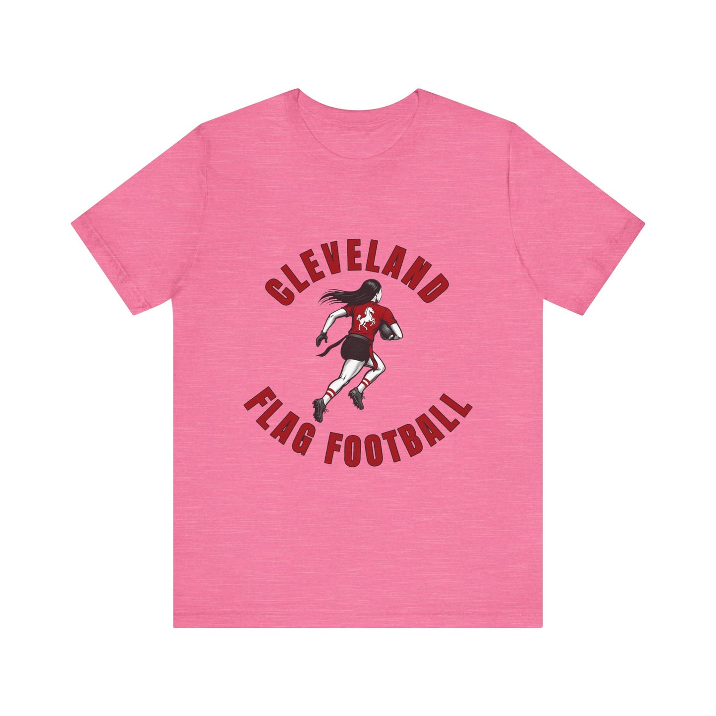 Cleveland Girls Flag Football Adult Sports T-Shirt