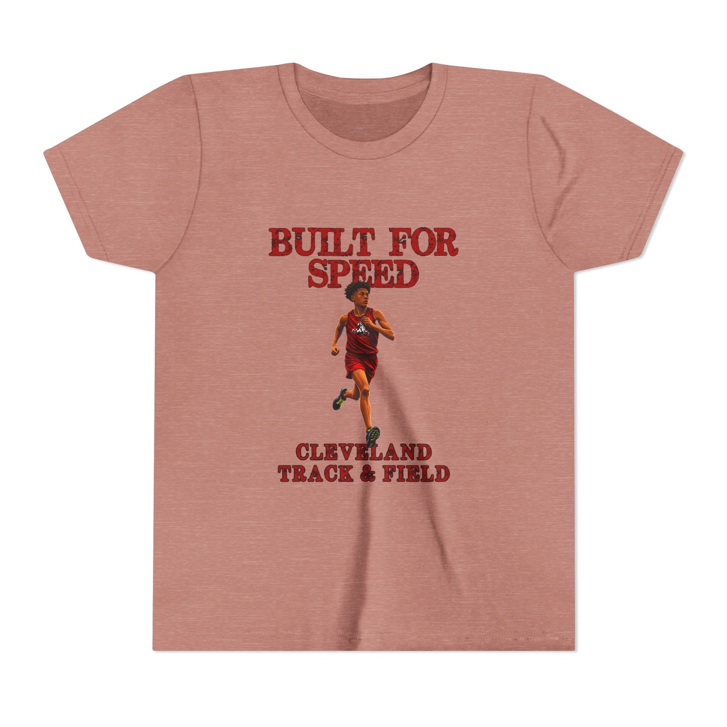 Youth Boys Tee 1 — "Built for Speed" Cleveland Track & Field