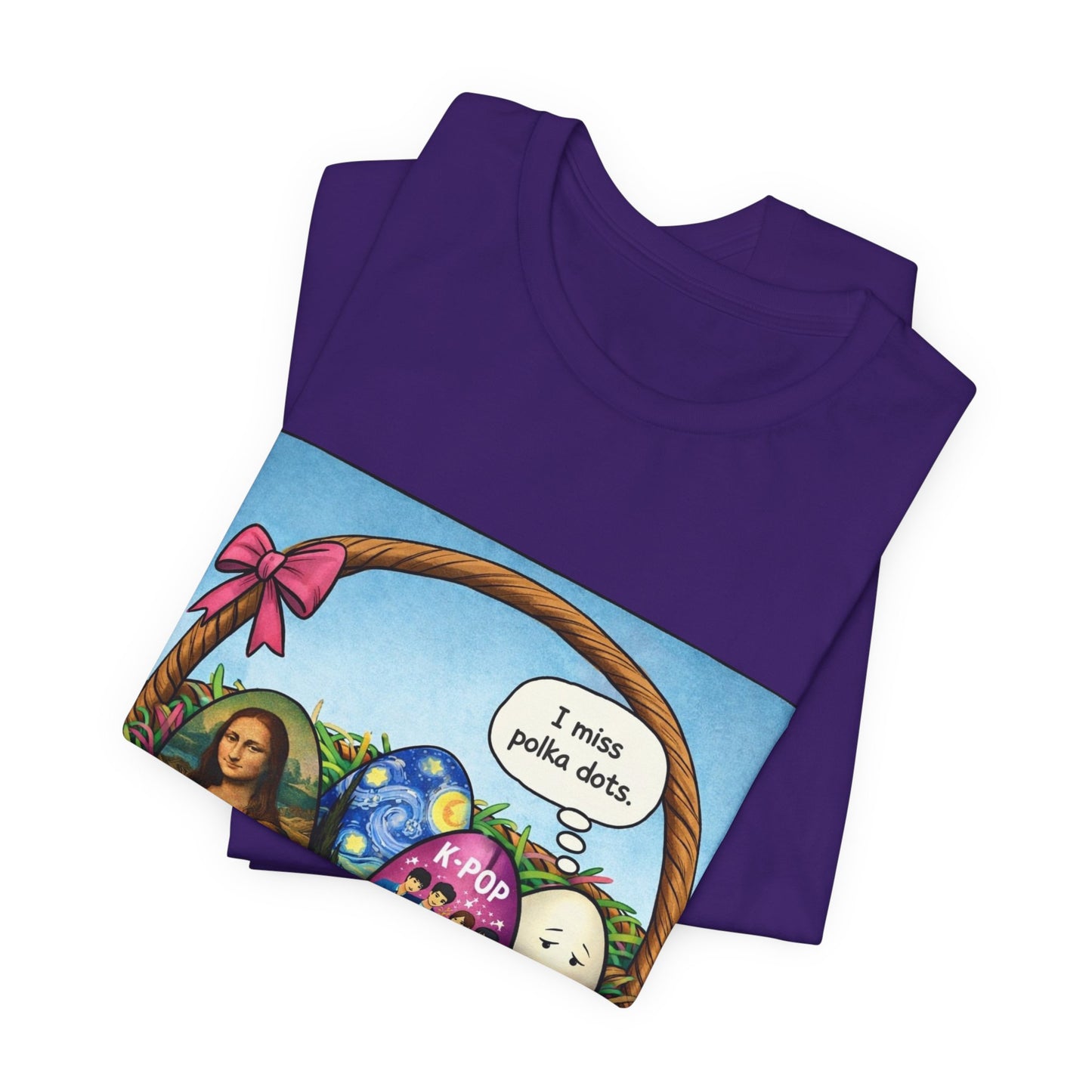 I Miss Polka Dots - Easter Basket Tee