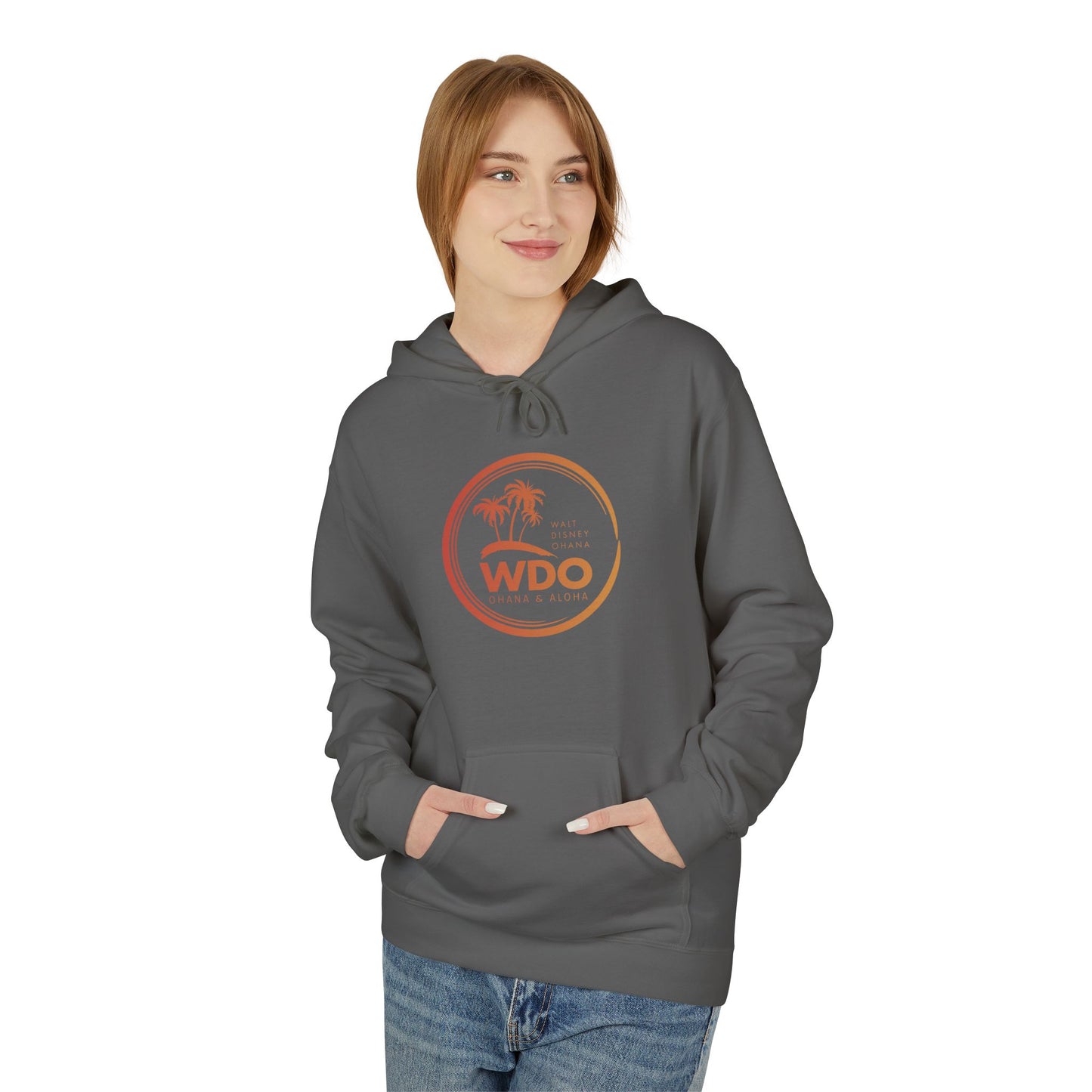 Stay Stylish & Cozy Hoodie – Orange Logo Minimalist Sweatshirt, Premium Unisex Streetwear Pullover, Soft Casual Fashion Hoodie