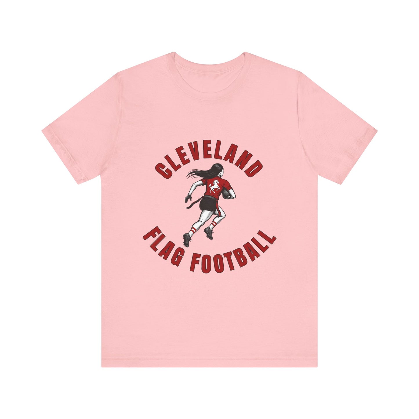 Cleveland Girls Flag Football Adult Sports T-Shirt