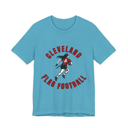 Cleveland Girls Flag Football Adult Sports T-Shirt