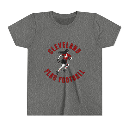 Cleveland Girls Flag Football Youth T-Shirt