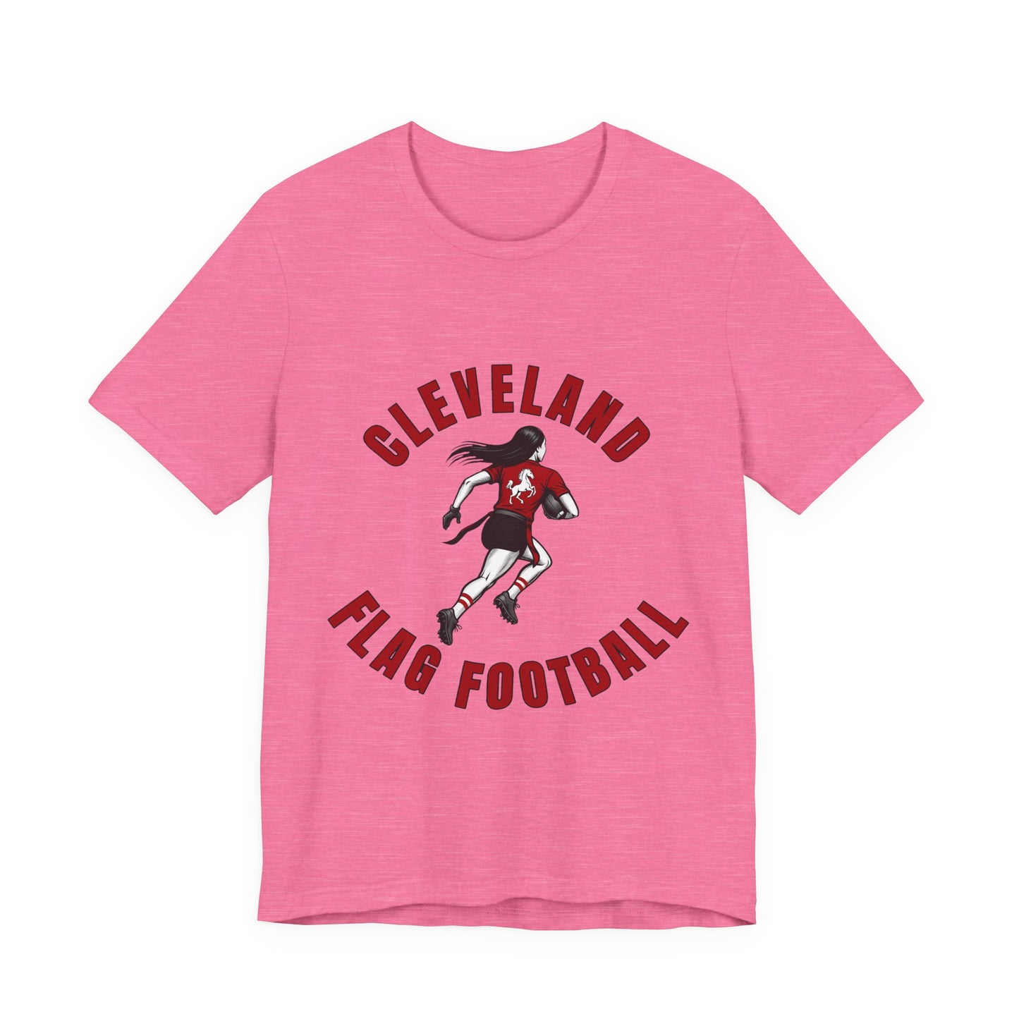 Cleveland Girls Flag Football Adult Sports T-Shirt