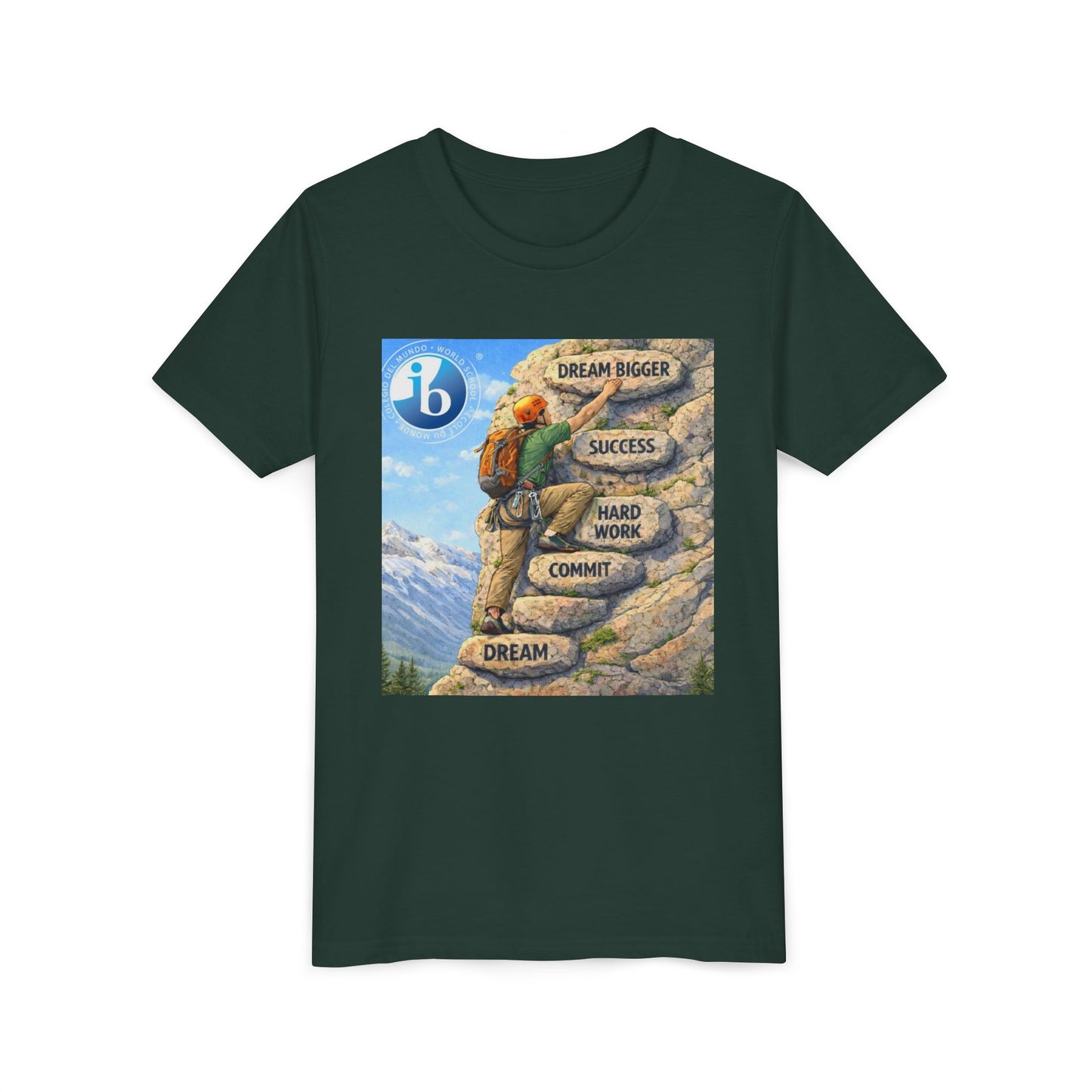 Youth Boys Tee — IB Climb to Success