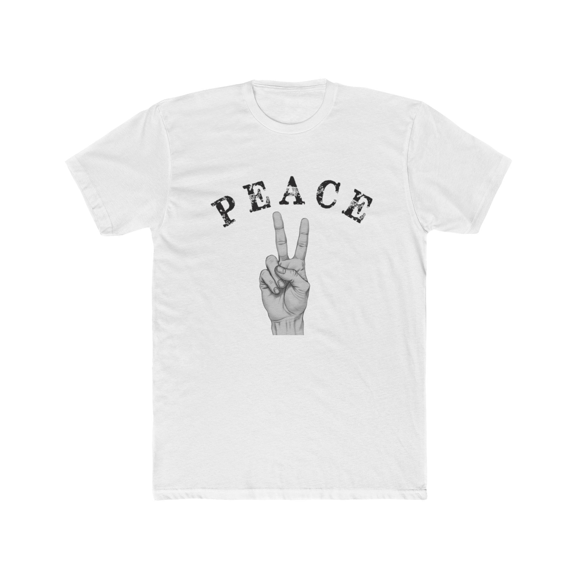 PEACE OFF Crew Graphic T Shirt 
Cool Statement Streetwear Tee
Aesthetic Unisex Cotton Shirt
Trending Casual Fashion