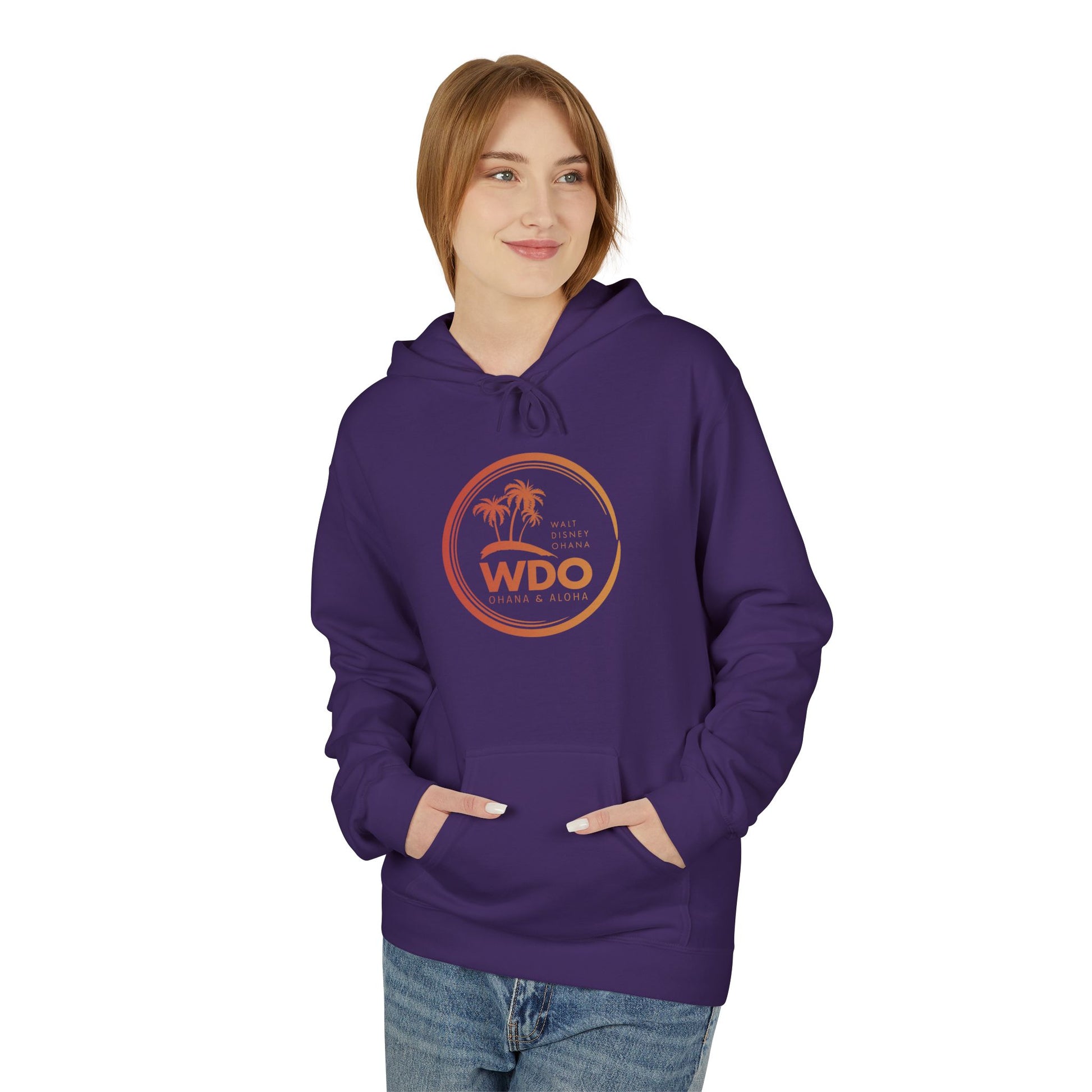 Stay Stylish & Cozy Hoodie – Minimalist Orange Logo Unisex Sweatshirt, Premium Streetwear Pullover, Soft Casual Fashion