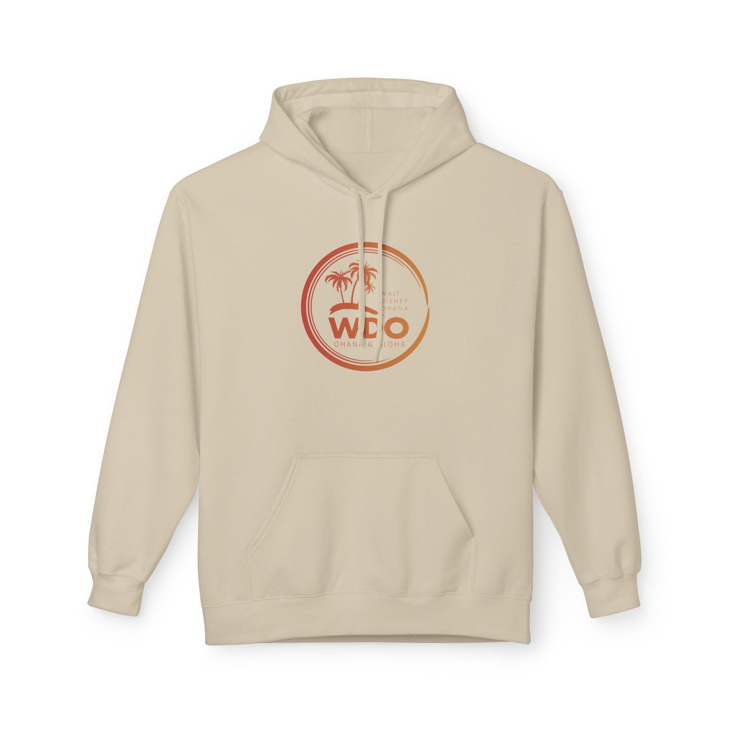 Stay Stylish & Cozy Orange Logo Pullover Hoodie – Aesthetic Minimalist Sweatshirt, Stylish Unisex Streetwear Fashion
