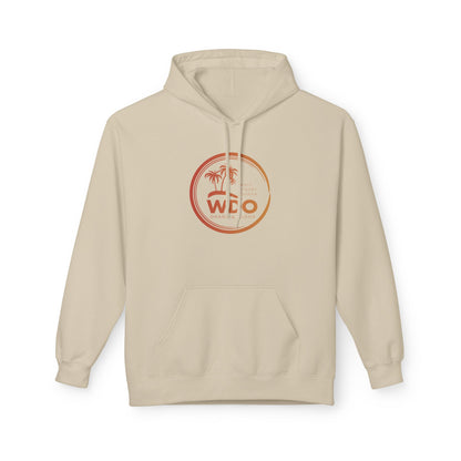 Stay Stylish & Cozy Orange Logo Pullover Hoodie – Aesthetic Minimalist Sweatshirt, Stylish Unisex Streetwear Fashion